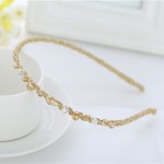 Bentita / coronita pentru par cu cristale BP002 Auriu deschis Bentita / coronita pentru par cu cristale BP002 Auriu deschis